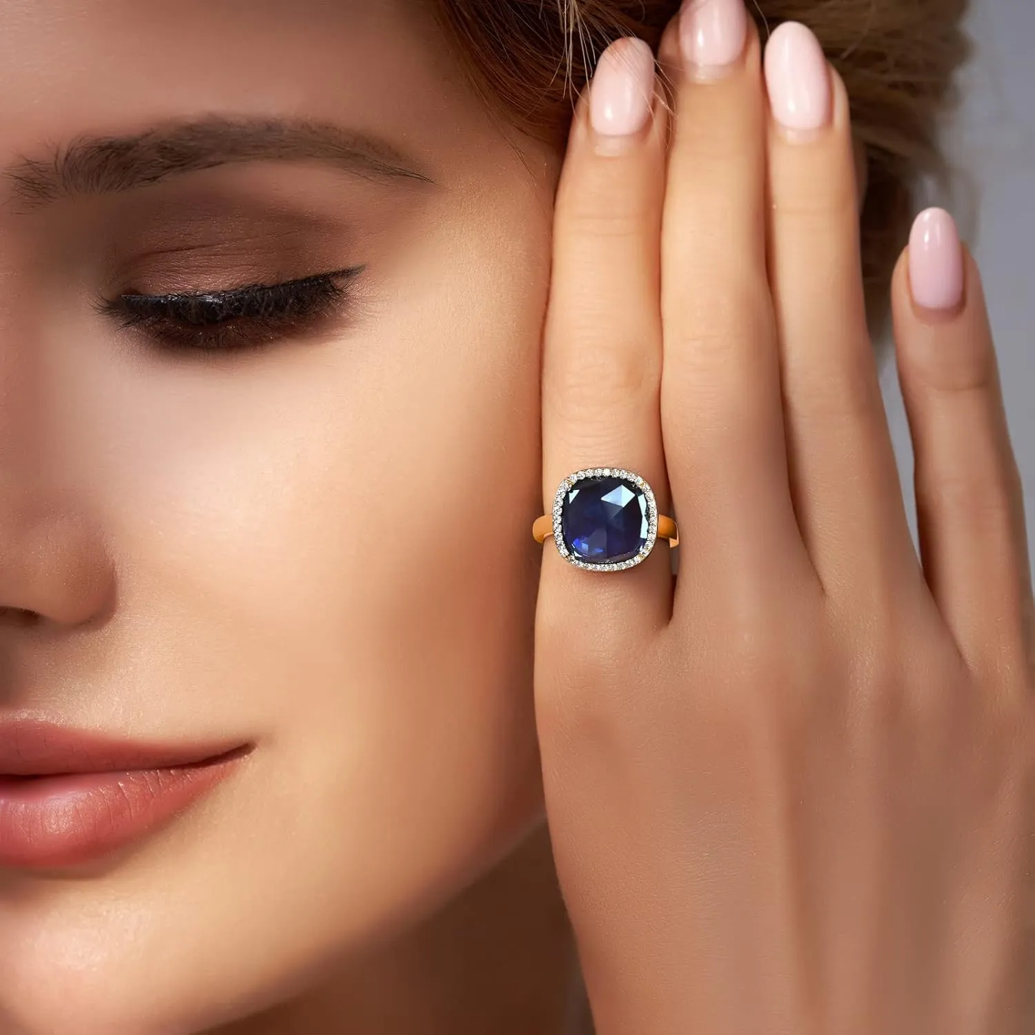 Jupiter Gemstone Women's Ring - Gemstone Women Ring, 0.47"/12mm Birthstone Rings Jewelry for Valentine's Day, Mother's Day, Birthday Jewelry