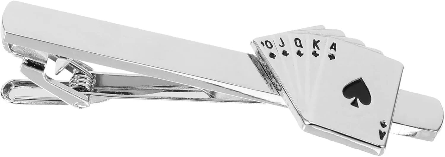 LIFKOME Tie Clip for Men Unique Design Tie Pins for Men Men's Necktie Bar Fashionable Wedding Necktie Bar Clip Business Tie Clip