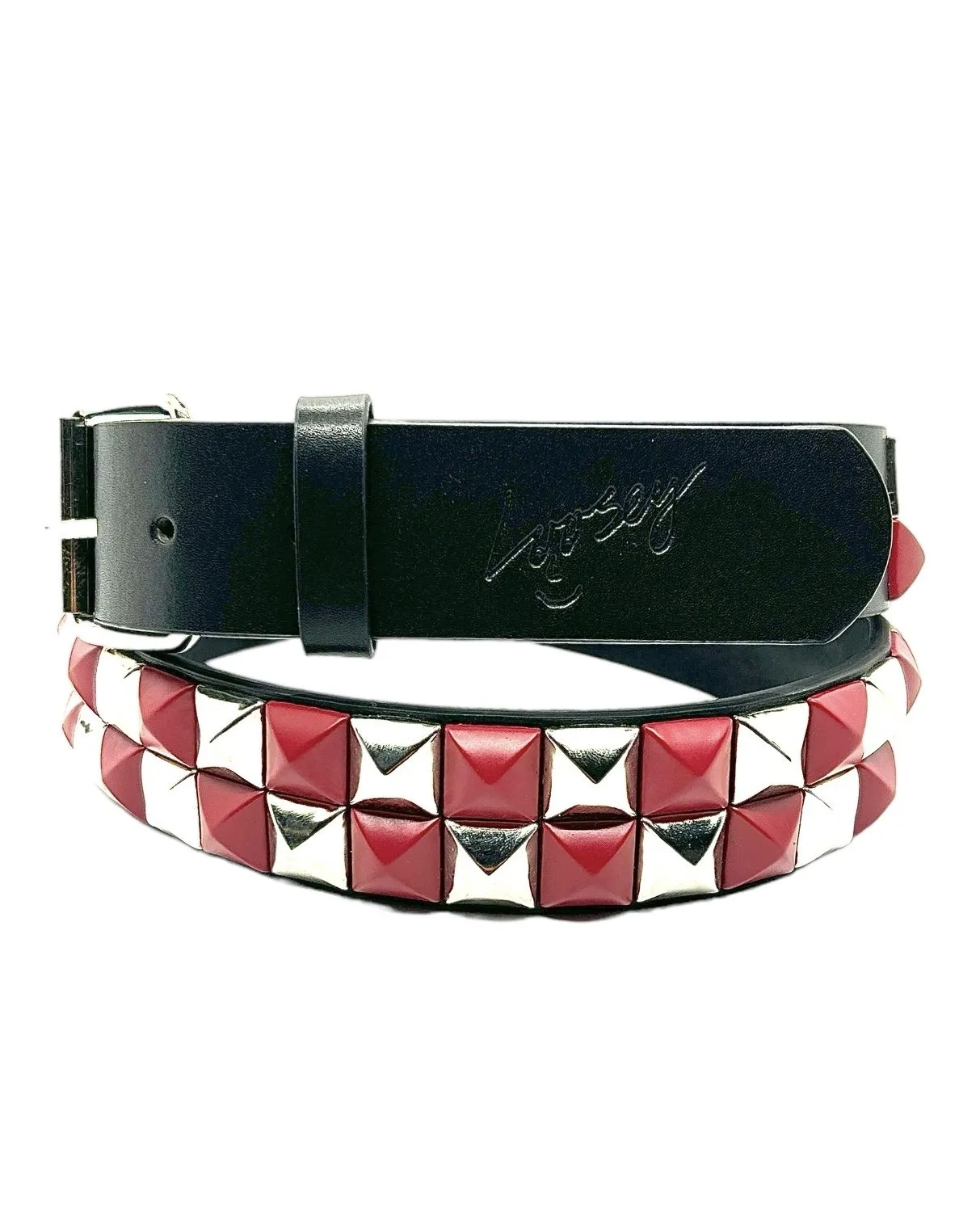 Loosey - Red Checkered Stud Finder Belt