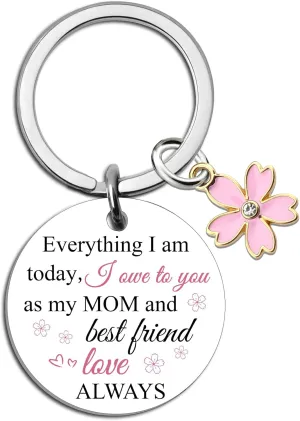 Mothers Day Mom Gifts From Daughters Son Unique Gifts for Mom Keychain for Birthday Christmas Mother's Day Gift for Moms Gift Ideas Sentimental Mama Keychain