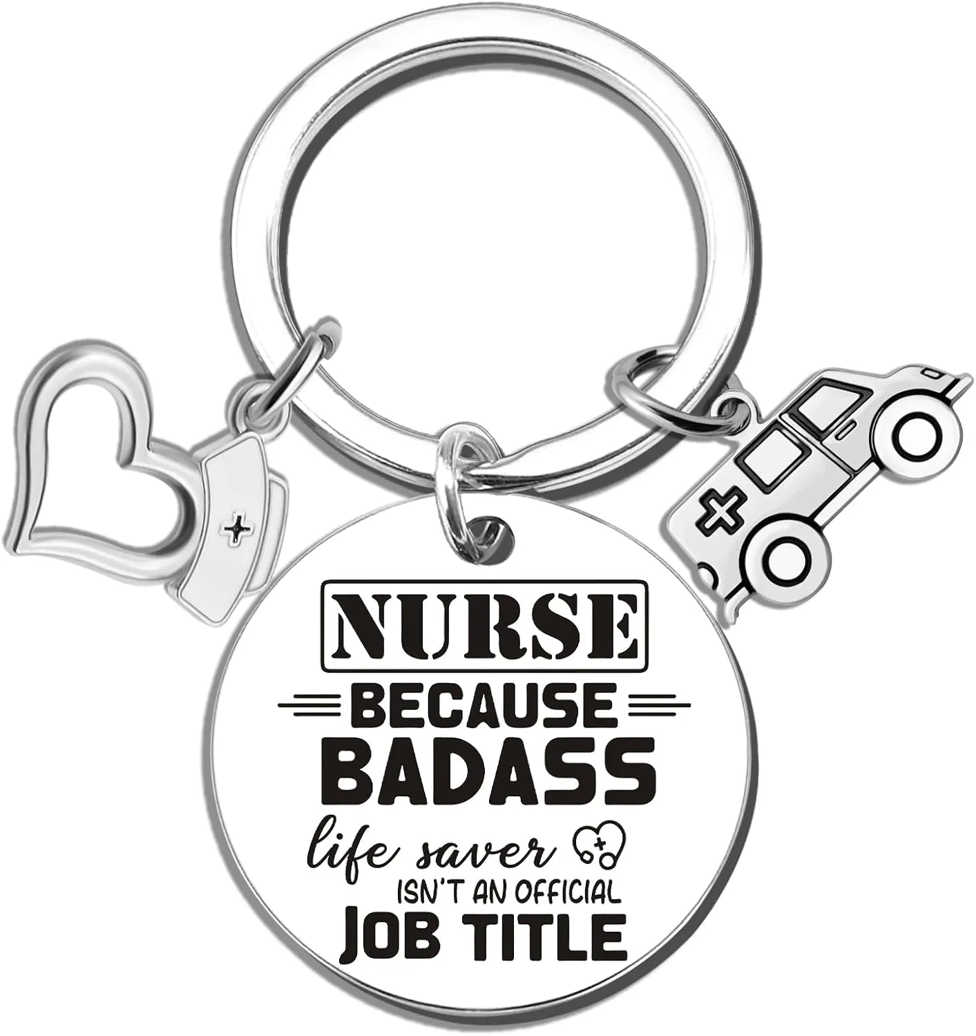 Nurse Keychain Gifts for Women Teen Girls Funny Nurse Appreciation Gift Unique Nurses Week Gifts for Medical Assistant Nurses Practitioner Birthday Graduation Gift Idea