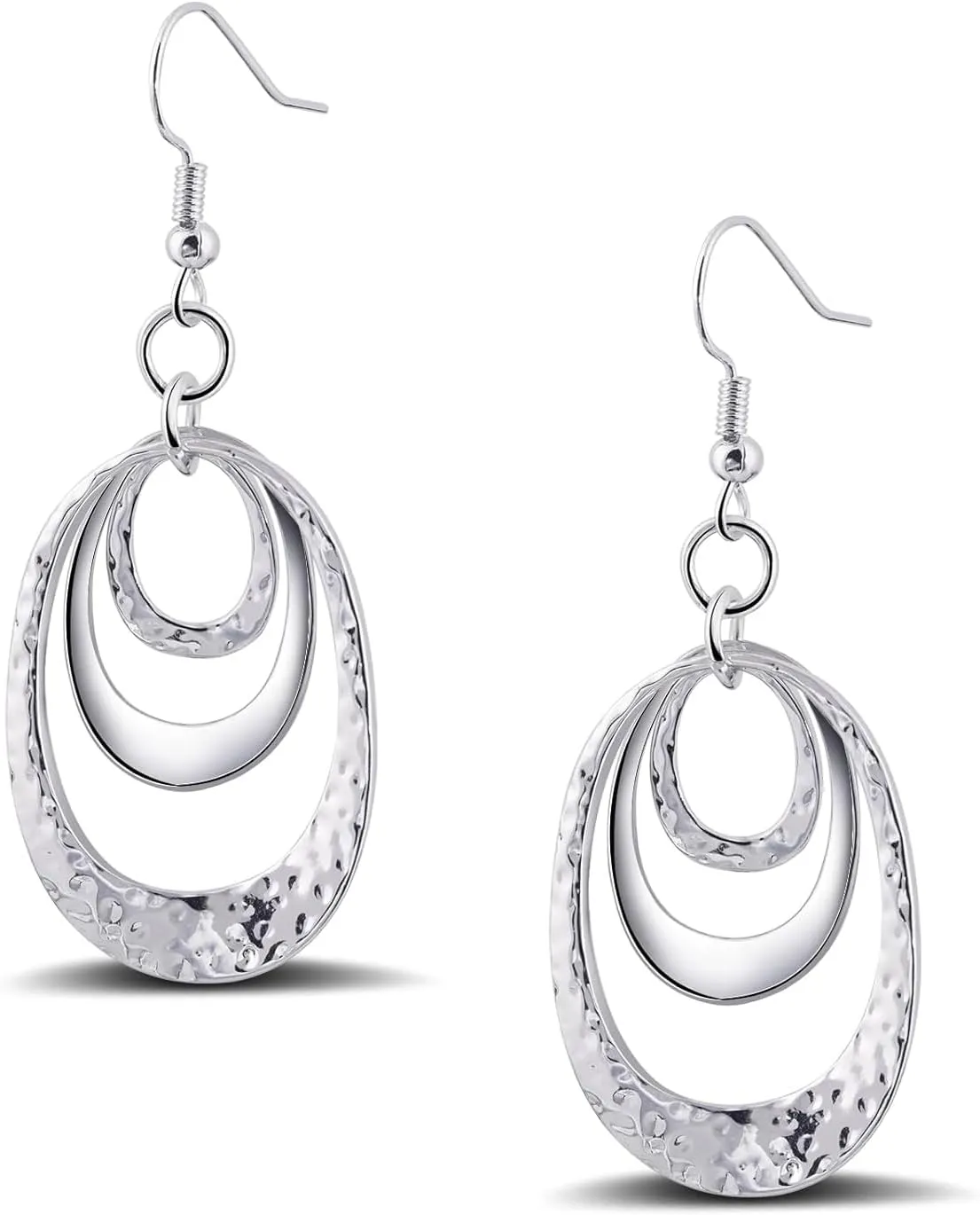 Oval Bohemian Drop Dangle Earrings for Women, Vintage Boho Fashion with Trendy Appeal, Great for Daily Jewelry Complement and Gift Purpose.