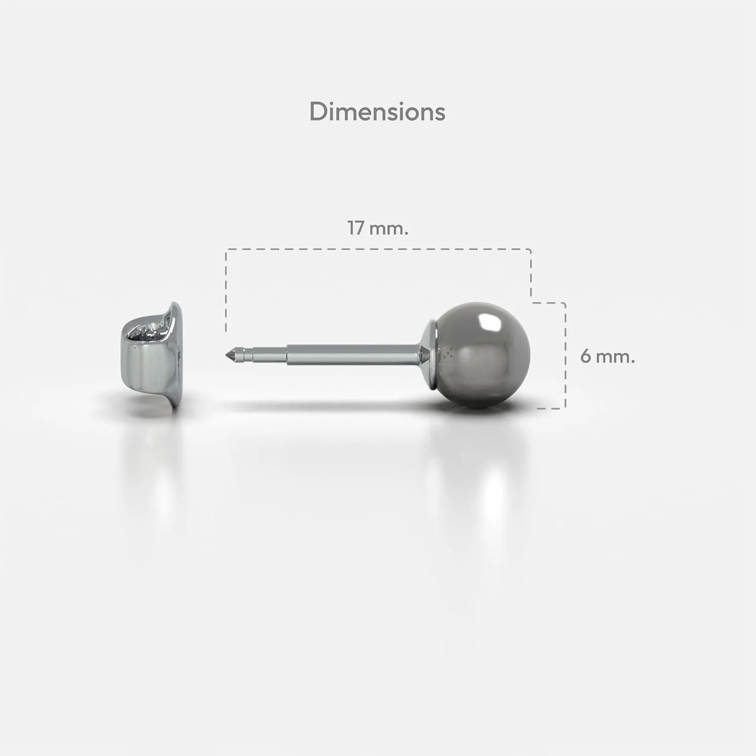 Pearl Stud Earrings for Women Hypoallergenic Jewelry Surgical Stainless Steel Women's Jewelry Gift