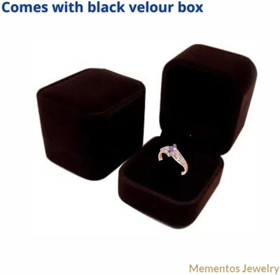 PJM Mementos USA Premium Class Ring Authentic Class Ring for Women  Pageantry Collection  Genuine 925 Sterling Silver or 10KT Gold  Customized High School College University Women's Class Ring  Graduation Gifts