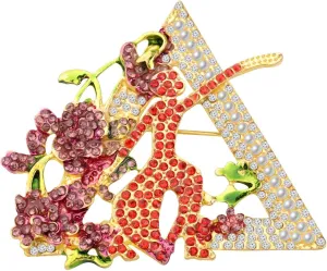 POTIY Sorority Brooch - Black Greek Life DST Jewelry