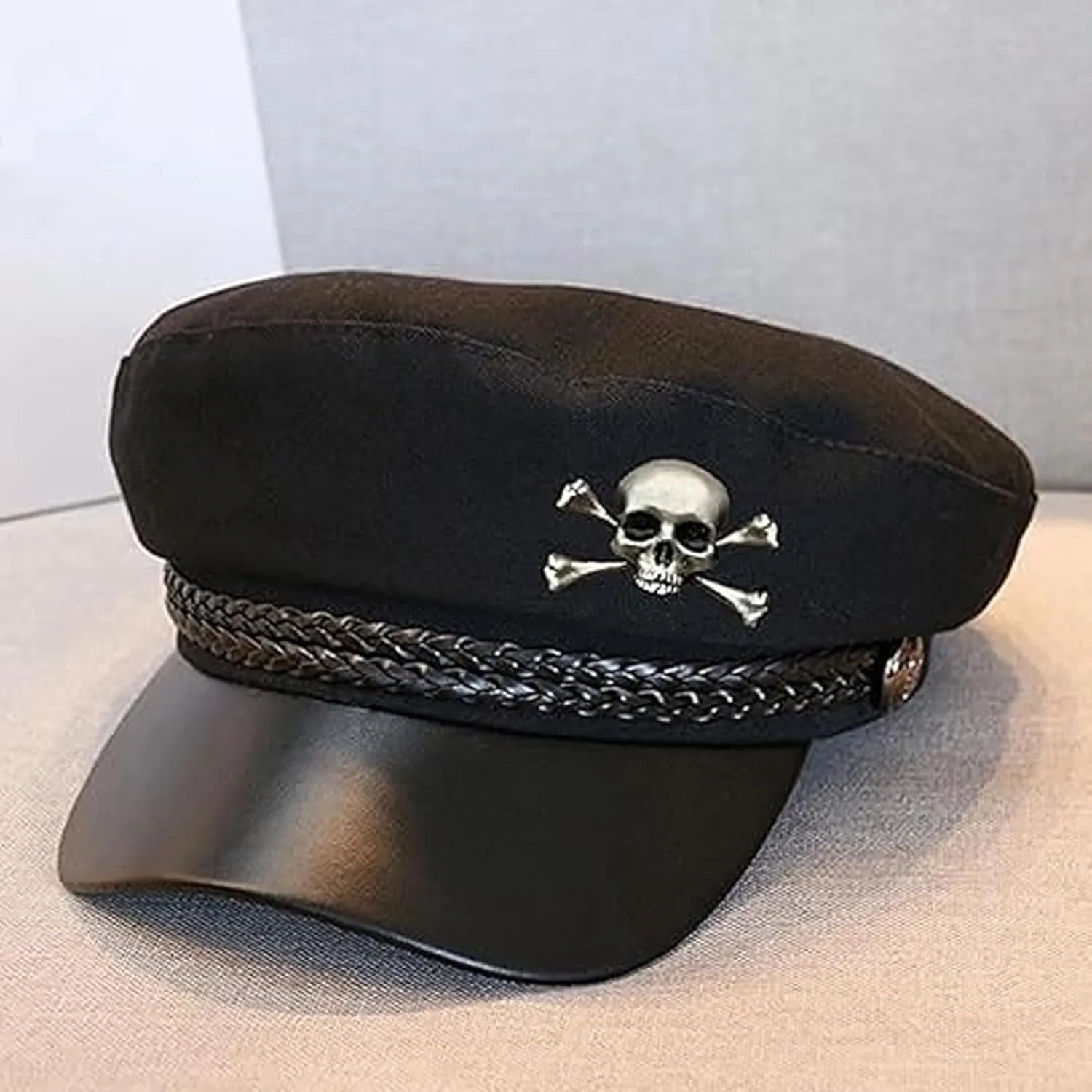 Retro Gothic Skull Brooch,Punk Style Skull,Skull Daggers Cross Sword Brooch,Skull Brooches For Bikers,Pirates And Goth Lovers