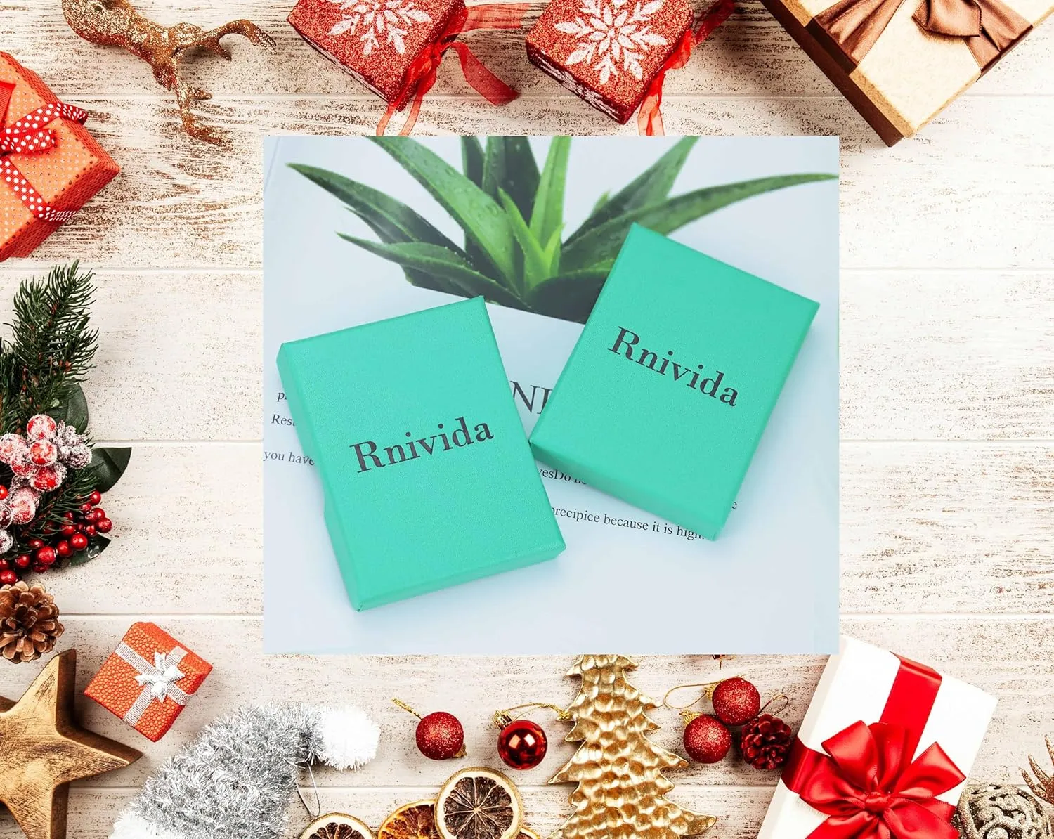 Rnivida Shell Studs Earrings Stainless Steel Ocean Themed Seashell Jewelry Gift for Women