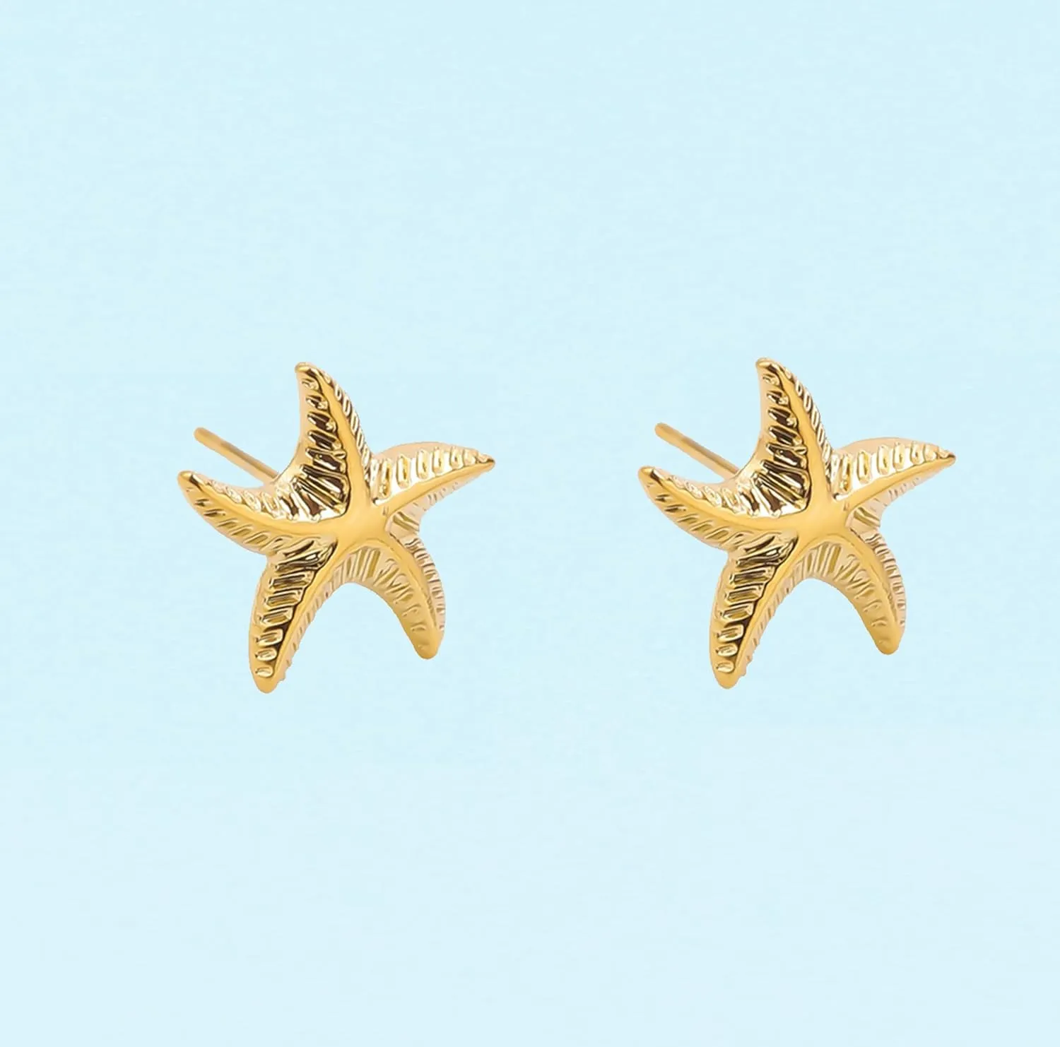 Rnivida Shell Studs Earrings Stainless Steel Ocean Themed Seashell Jewelry Gift for Women