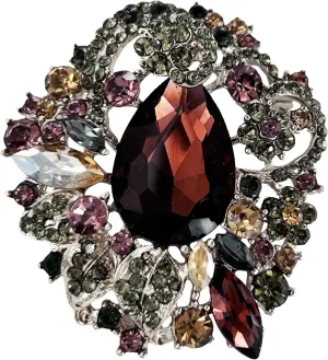 SELOVO Leaf Flower Vine Brooch Pendant Pin for Women Jewelry Scarf Accessory