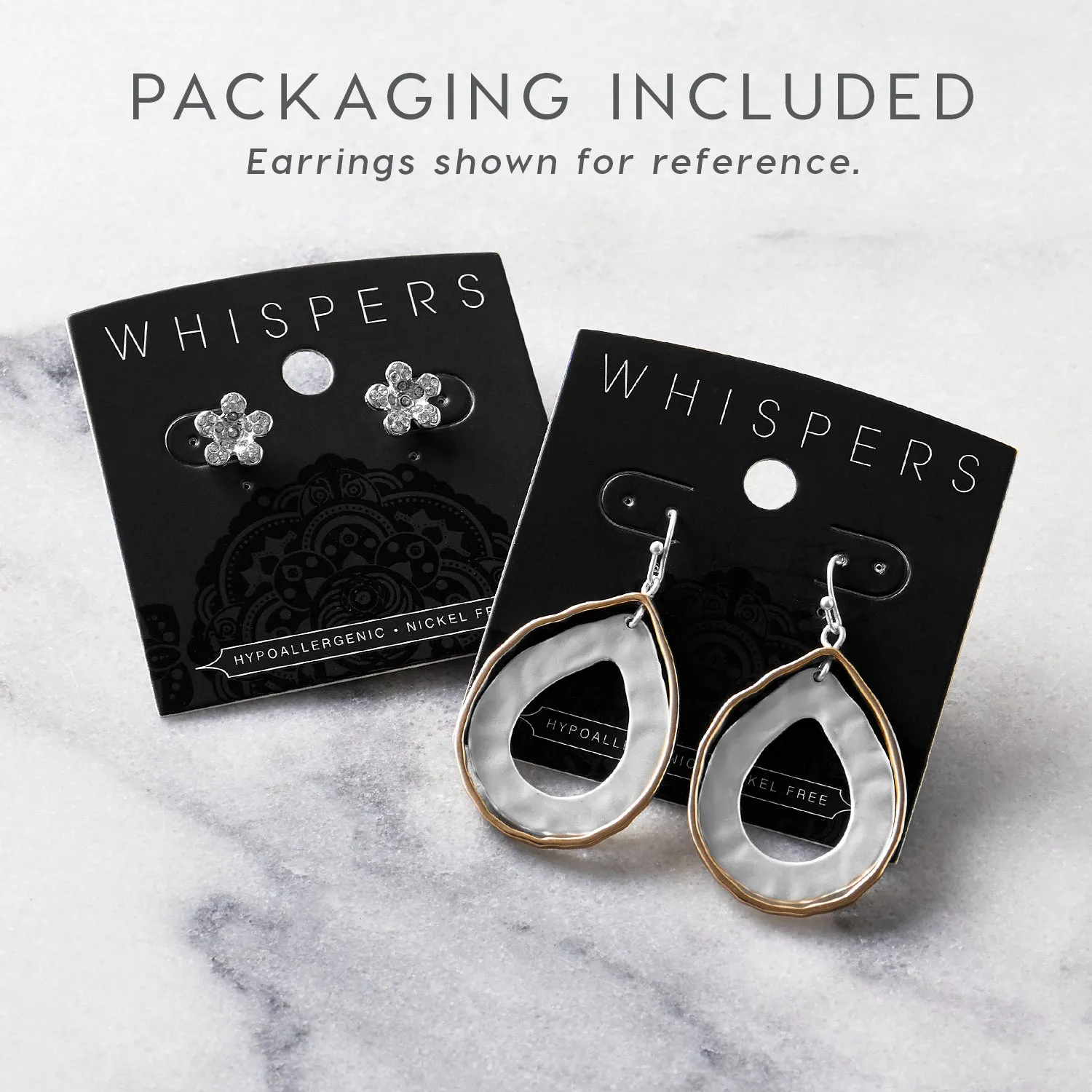 Silver Lattice Teardrop Earrings - Final Sale