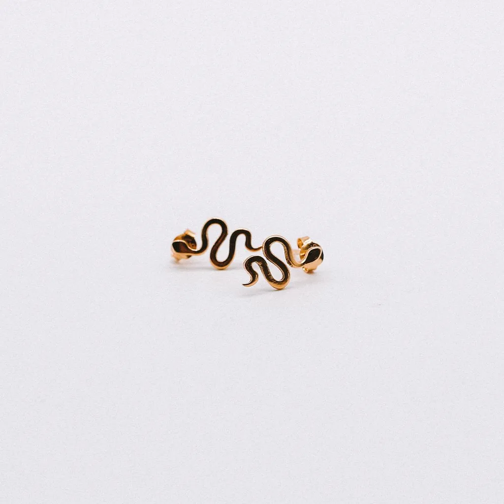 Snake Stud Earrings