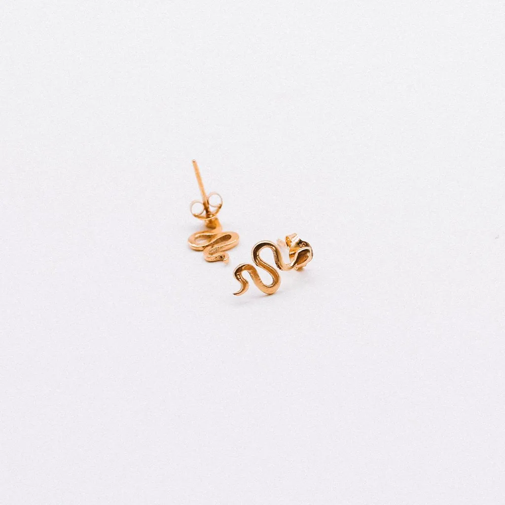 Snake Stud Earrings