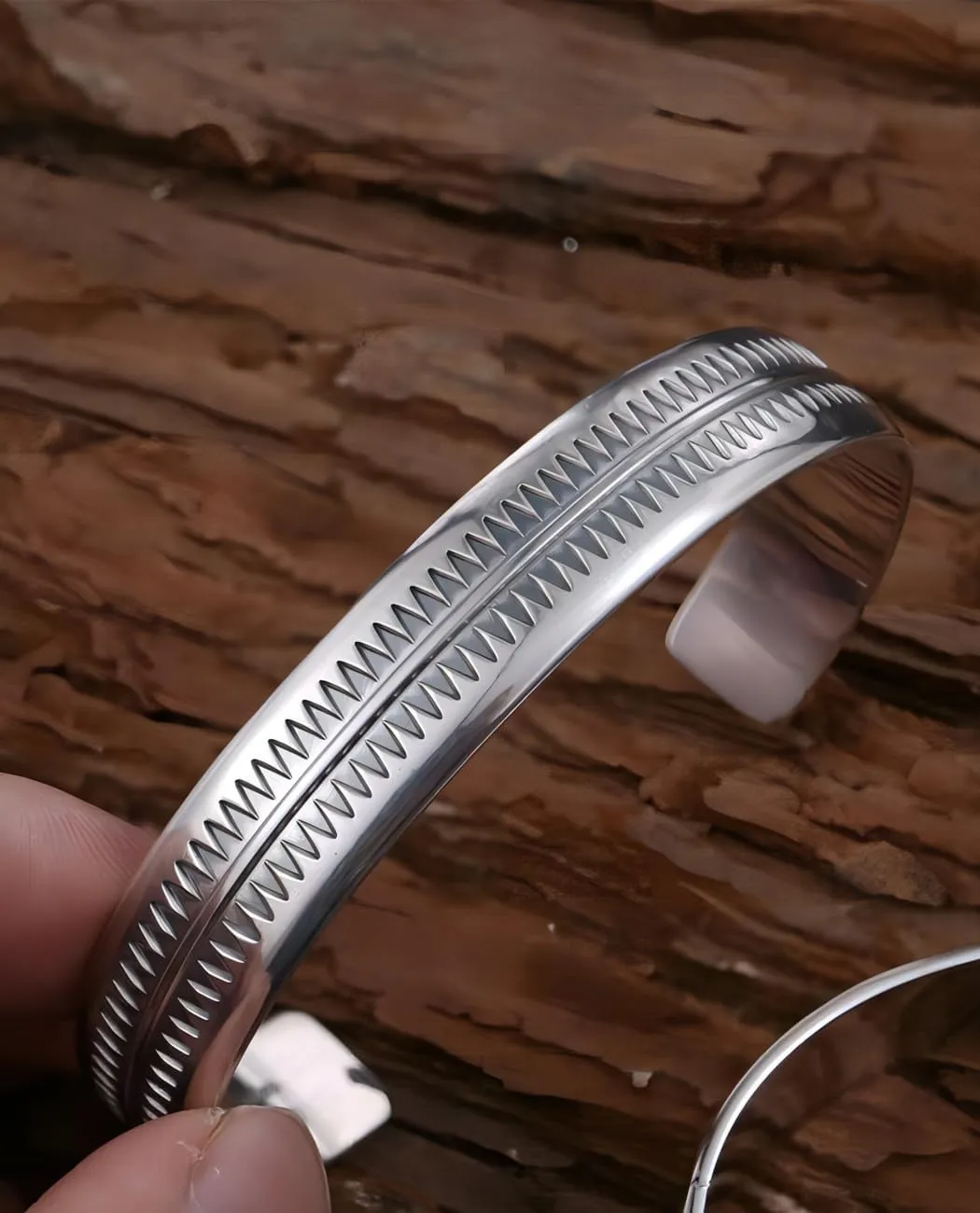 Solid Pure Silver Mens Bracelets | S925 Understated Bracelet | Fine Men's Open Bangle | Men Jewelry Gift