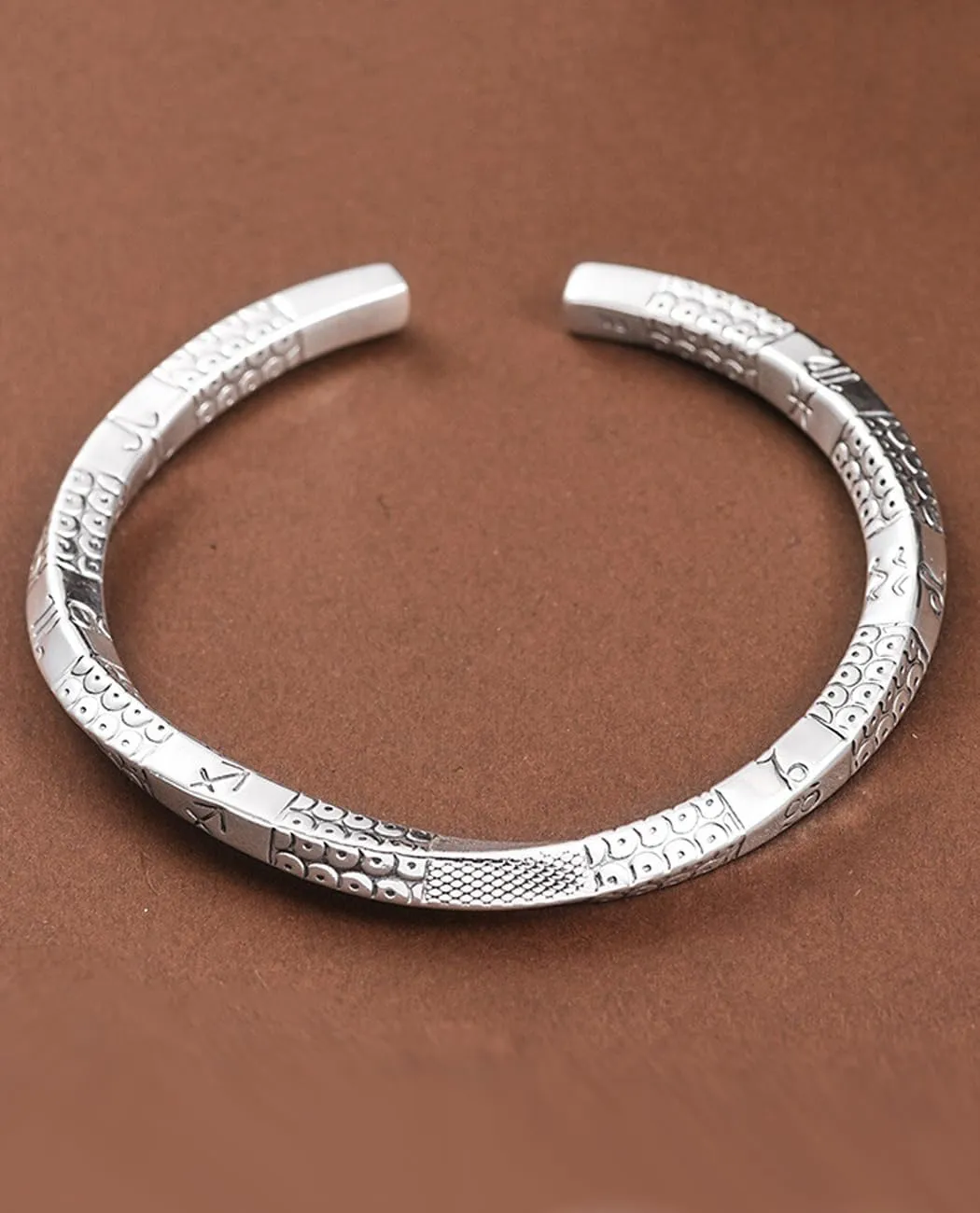 Solid Pure Silver Mens Bracelets | S925 Understated Bracelet | Fine Men's Open Bangle | Men Jewelry Gift