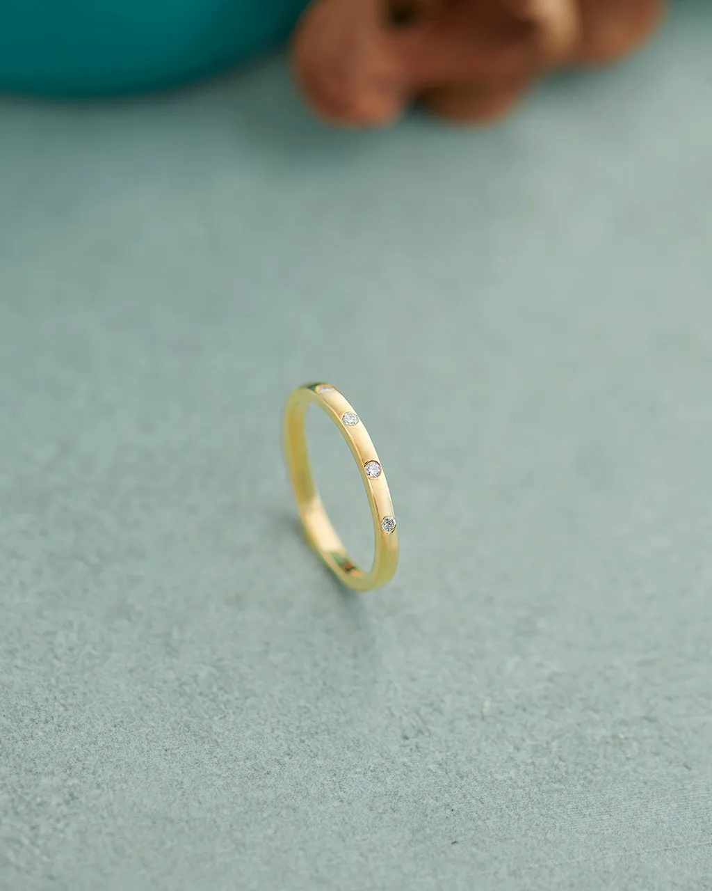 Stackable Station Diamond Band
