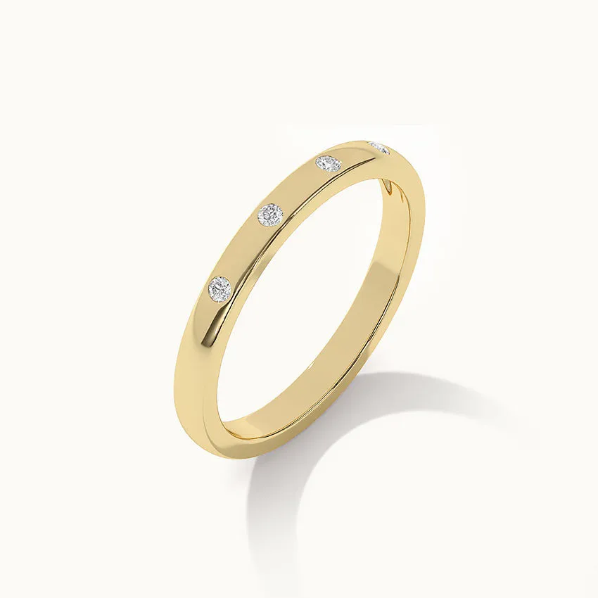 Stackable Station Diamond Band