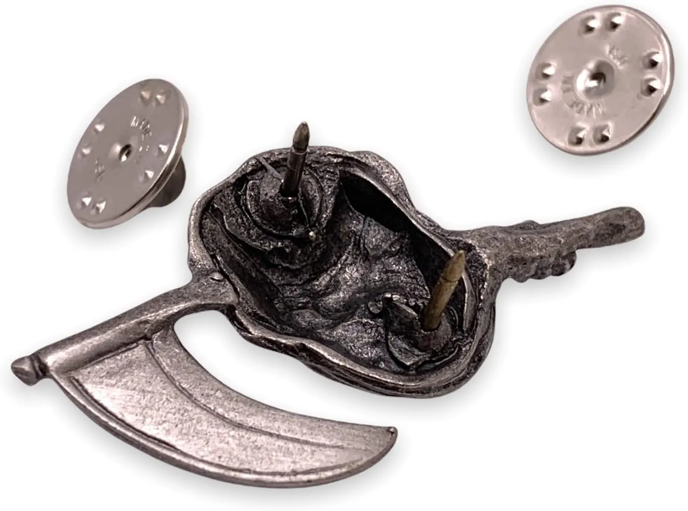 StockPins Grim Reaper Lapel Pin  Detailed Metal Pin for Biker Jackets, Vests, and Backpacks  Made in USA