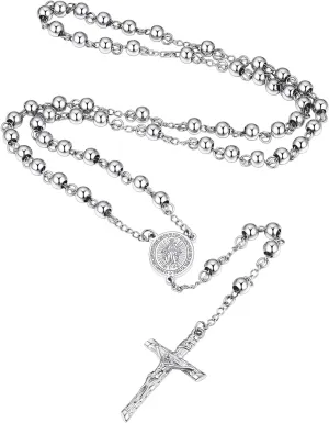 Supcare Rosary for Men Women Catholic Necklace Rosary Beads,Customized (with Gift Packing)