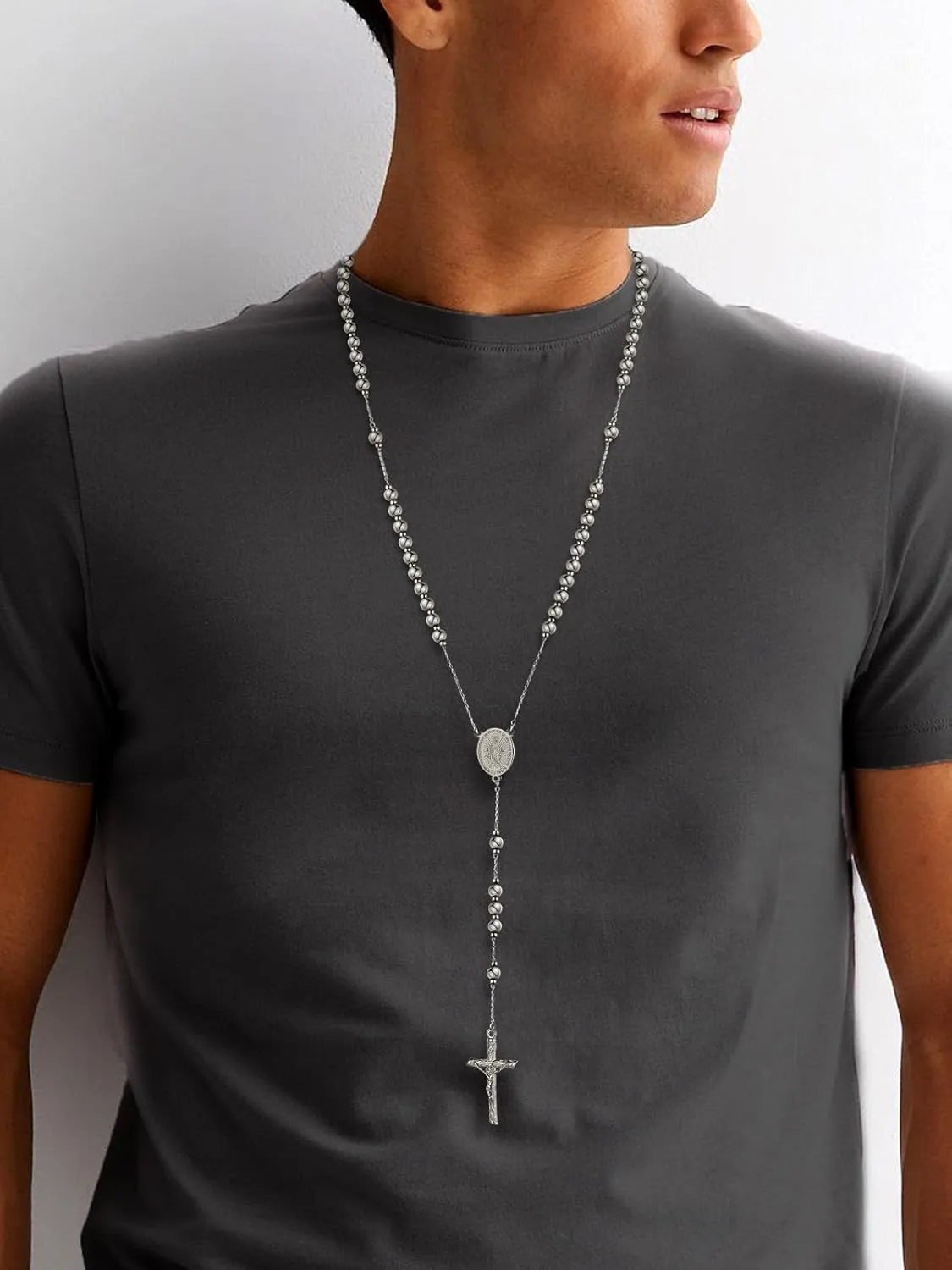 Supcare Rosary for Men Women Catholic Necklace Rosary Beads,Customized (with Gift Packing)