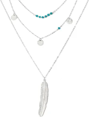 Suyi Exquisite Multilayer Necklace Womens Chain Necklace