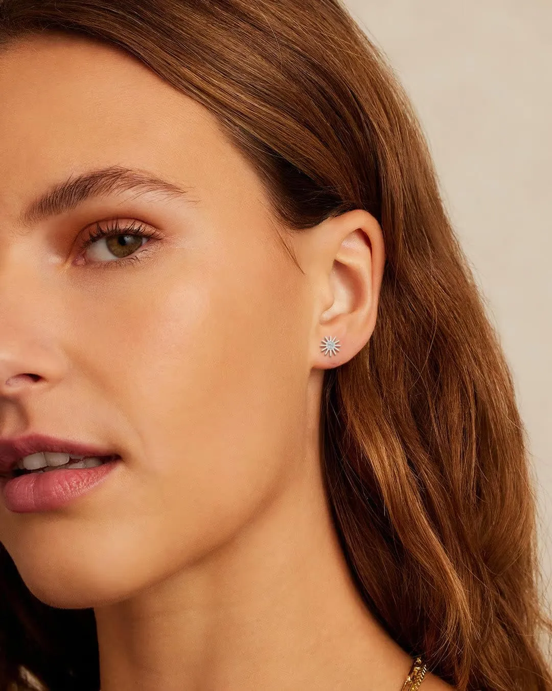 Sweetkiki Flat Back Earrings, Star Bow Evil Eye Stud Earrings in 14K Gold Plated Hypoallergenic | Cartilage Earring | Tragus Helix Piercing Jewelry | Threadless Push in Flatback Nap Earrings for Women