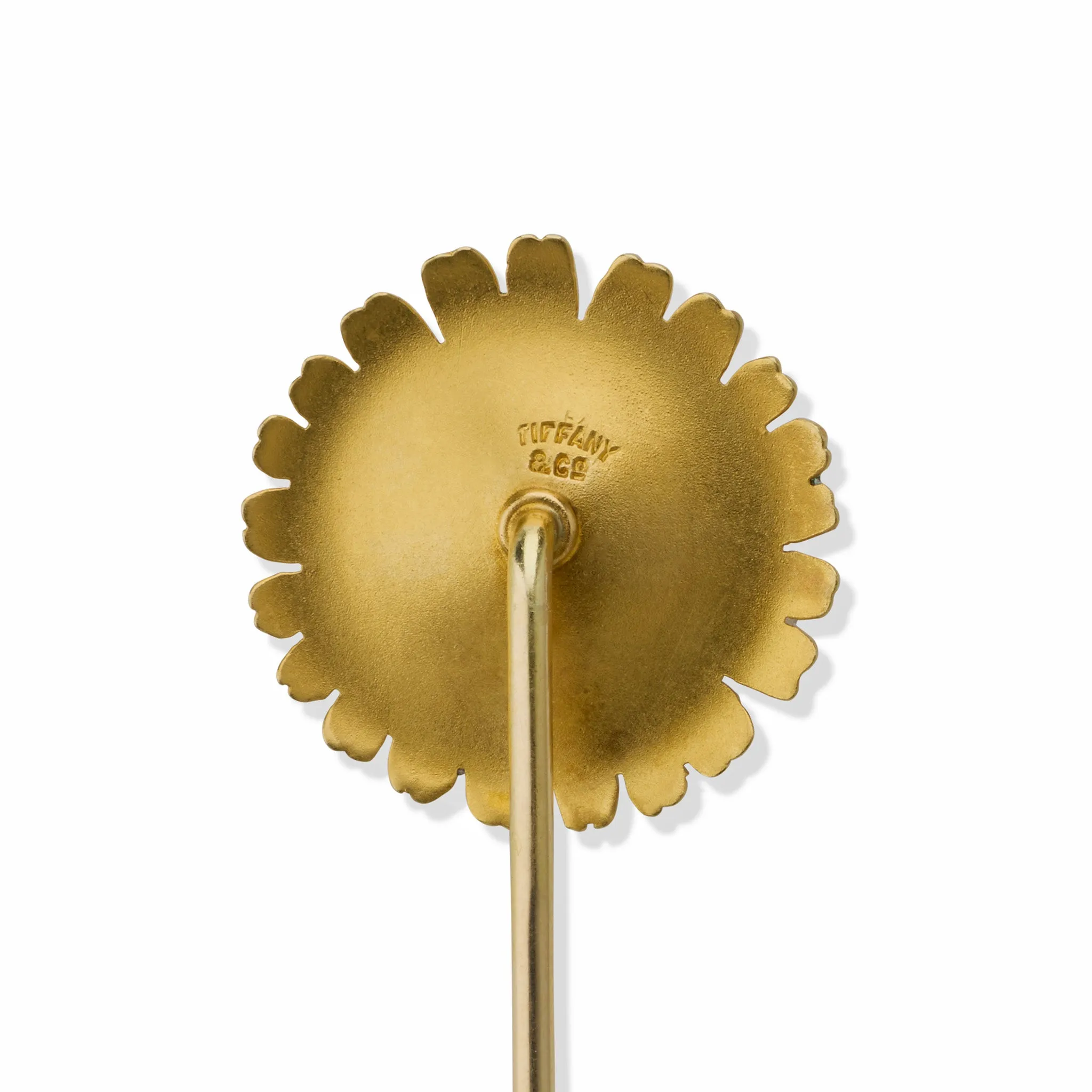 Tiffany & Co. Antique Enamel Daisy Stick Pin