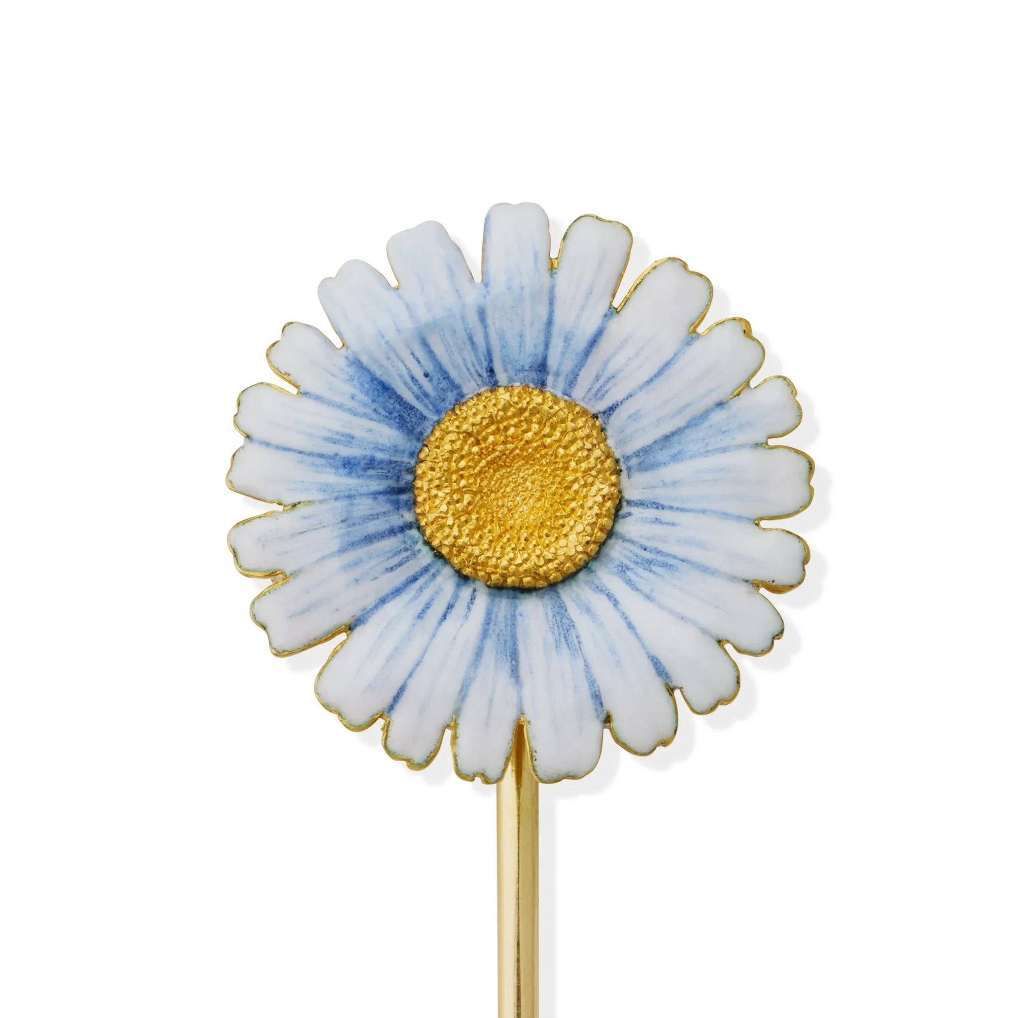 Tiffany & Co. Antique Enamel Daisy Stick Pin