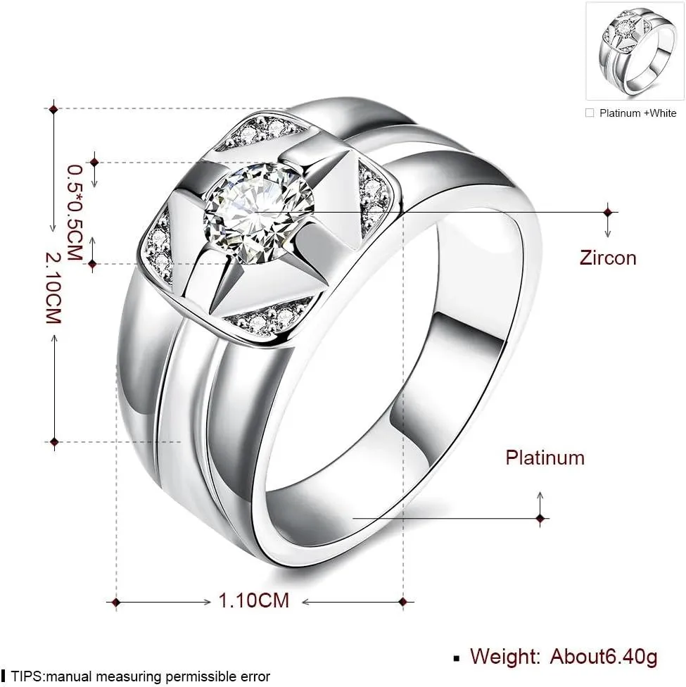 Uloveido Gold Plated Wedding Band Rings for Women and Men Anniversary Birthday Jewelry Rings KR120