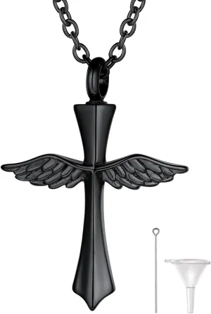 Urn Necklace for Ashes,Customized Stainless Steel or 18K Gold Plated Cremation Jewelry Memorial Keepsake Urn Lockets Pendant for Men Women -Waterproof & Gift Packed