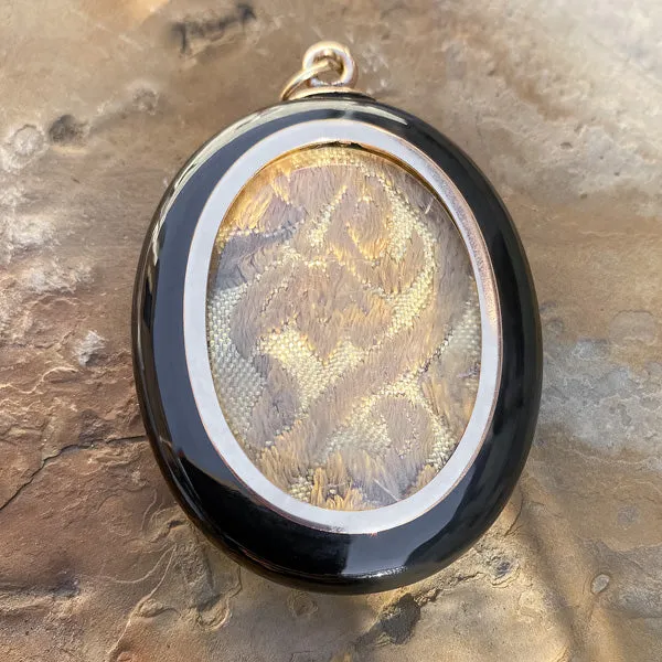 Victorian Onyx Locket