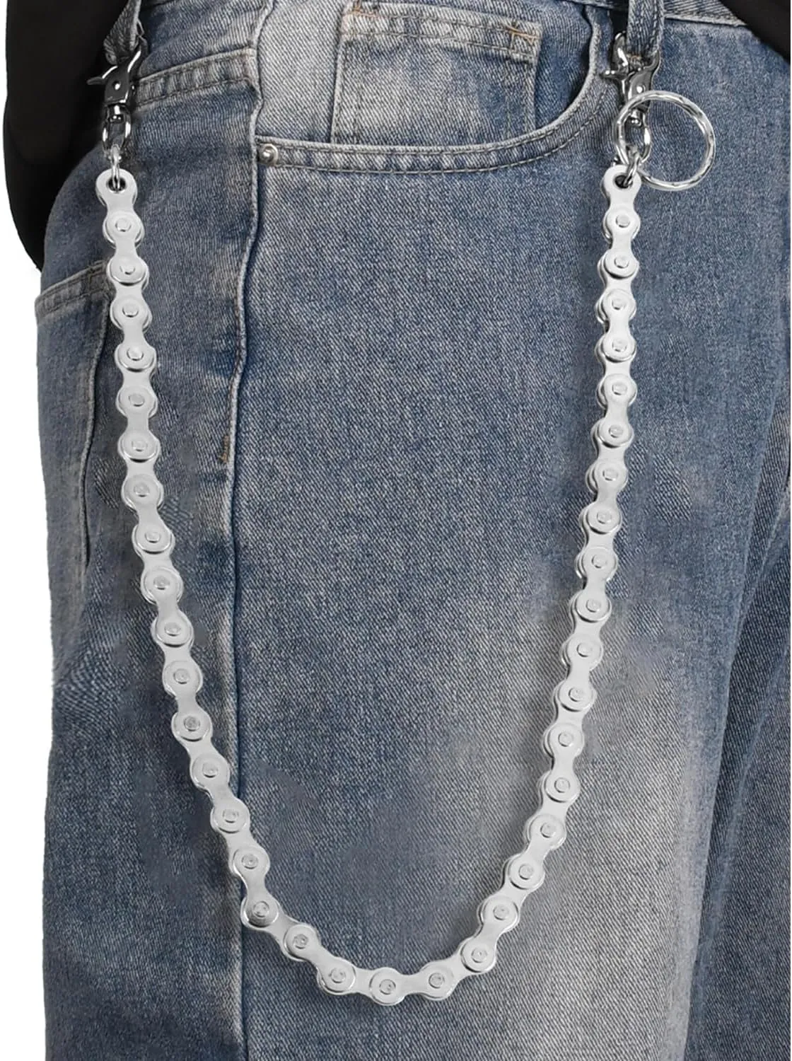 Wallet Chain Pants Chain Hip Hop Punk Jeans Chain KeyChain for Women Men - Goth Accessories