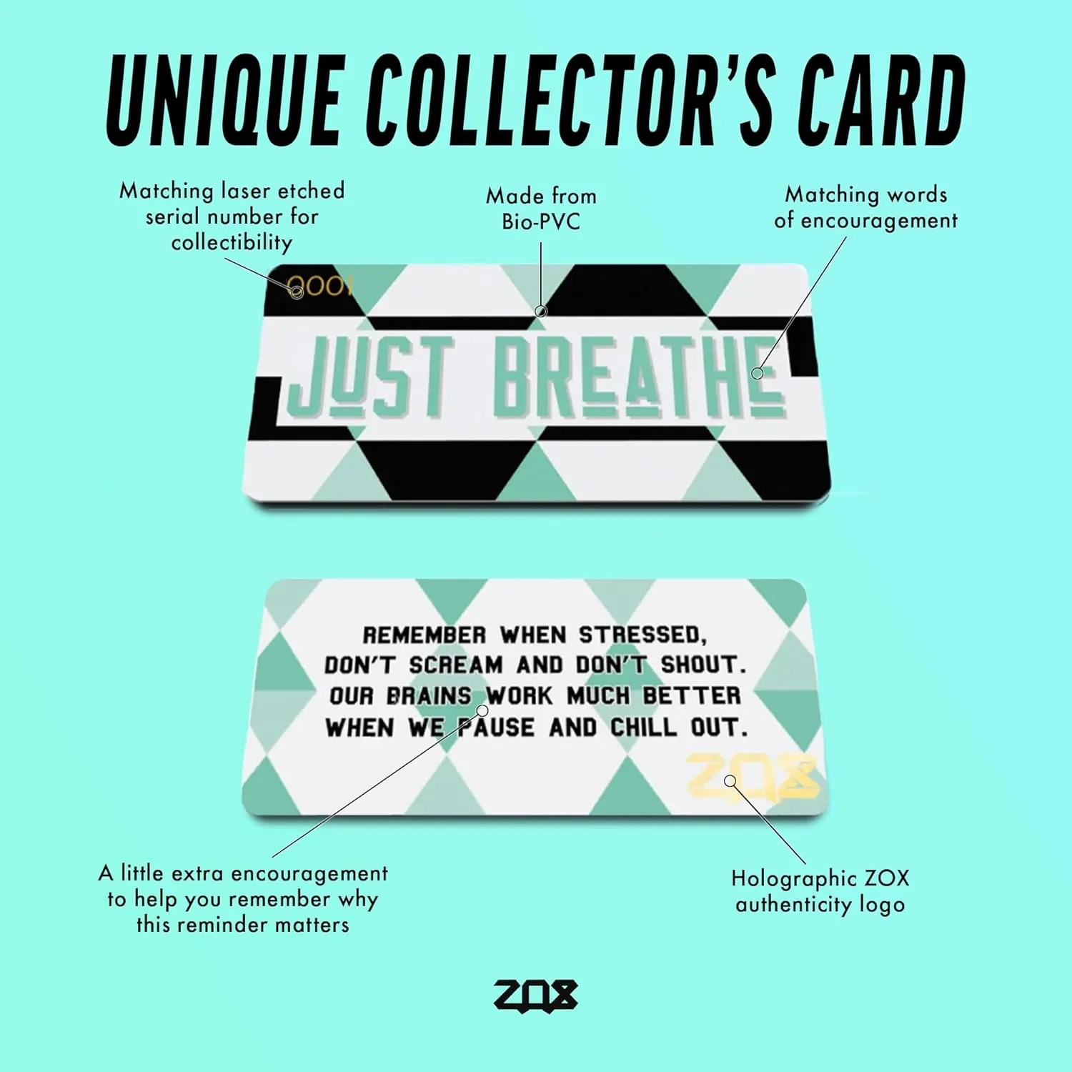 ZOX Bracelets  Stretchy Elastic Band with Motivational Affirmations and Beautiful Artwork, Great Wristband Gift for Men & Women of All Ages