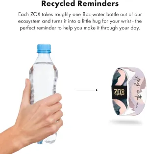 ZOX Bracelets  Stretchy Elastic Band with Motivational Affirmations and Beautiful Artwork, Great Wristband Gift for Men & Women of All Ages