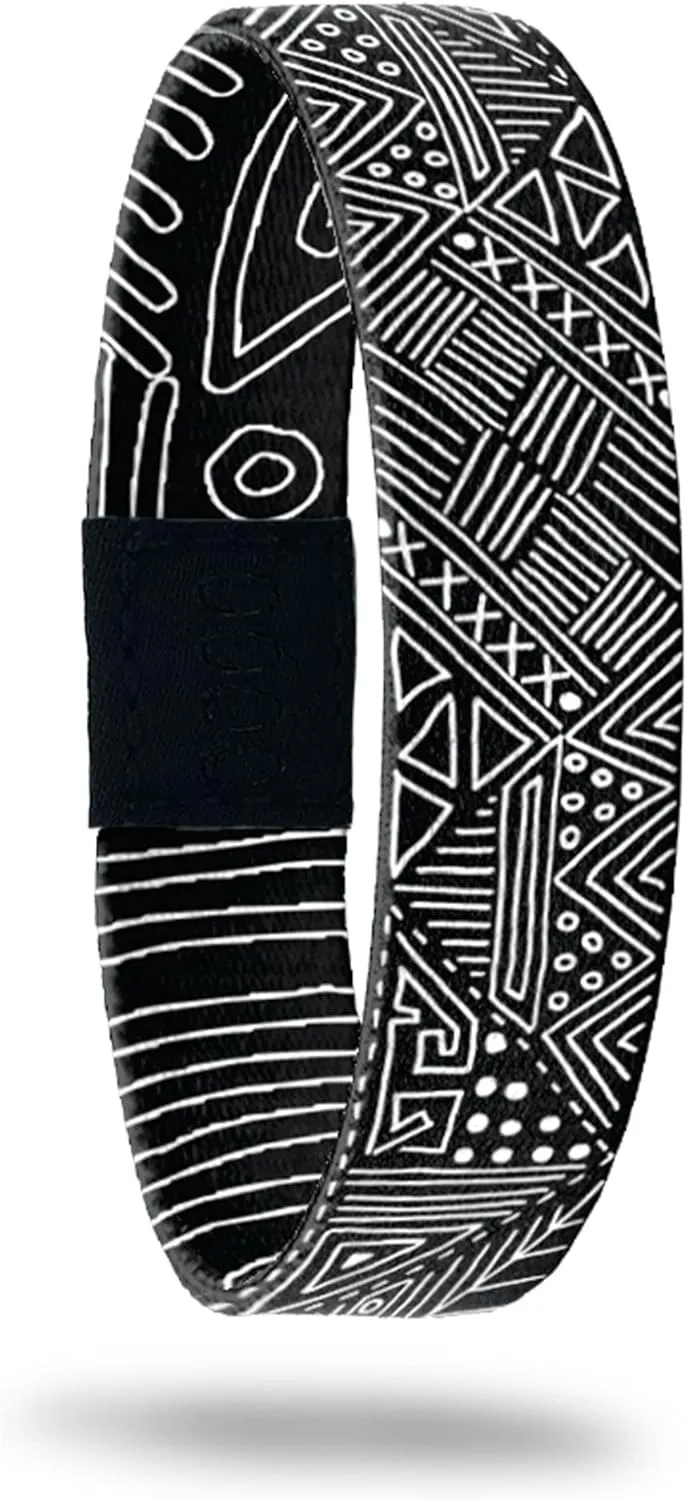 ZOX Bracelets  Stretchy Elastic Band with Motivational Affirmations and Beautiful Artwork, Great Wristband Gift for Men & Women of All Ages