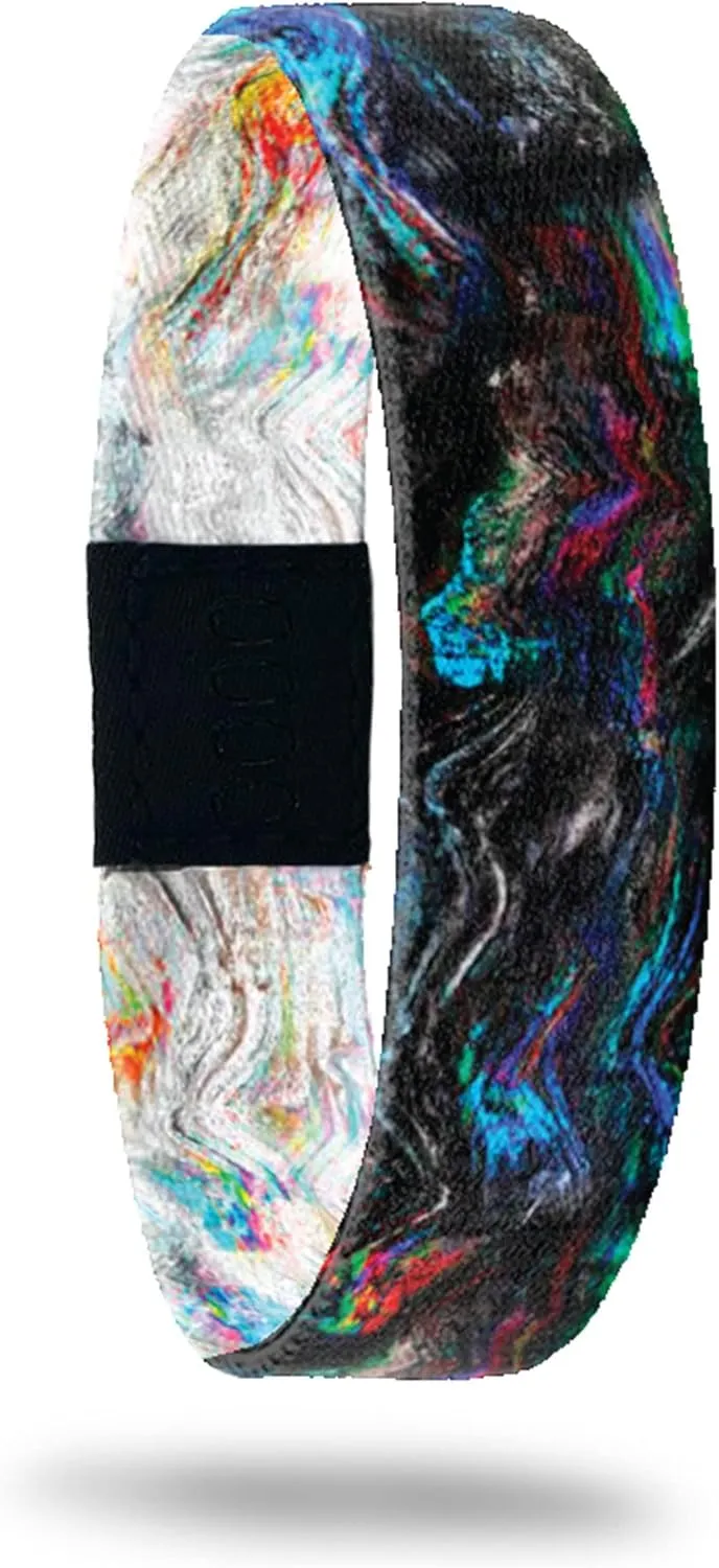 ZOX Bracelets  Stretchy Elastic Band with Motivational Affirmations and Beautiful Artwork, Great Wristband Gift for Men & Women of All Ages