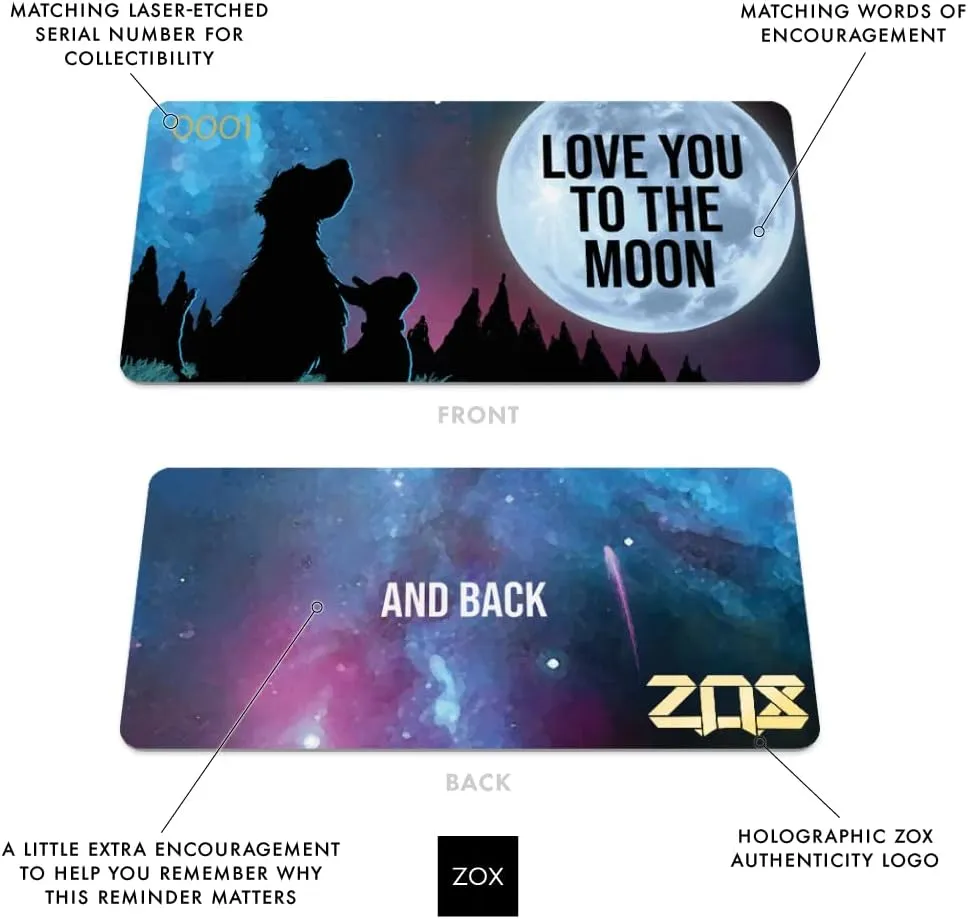 ZOX Bracelets  Stretchy Elastic Band with Motivational Affirmations and Beautiful Artwork, Great Wristband Gift for Men & Women of All Ages